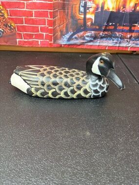 Vintage 2 rivers wood duck decoy